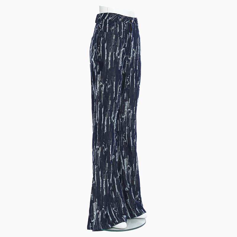 Marigold Shadows pants Takarra High Waist Denim Pants - Deep Blue