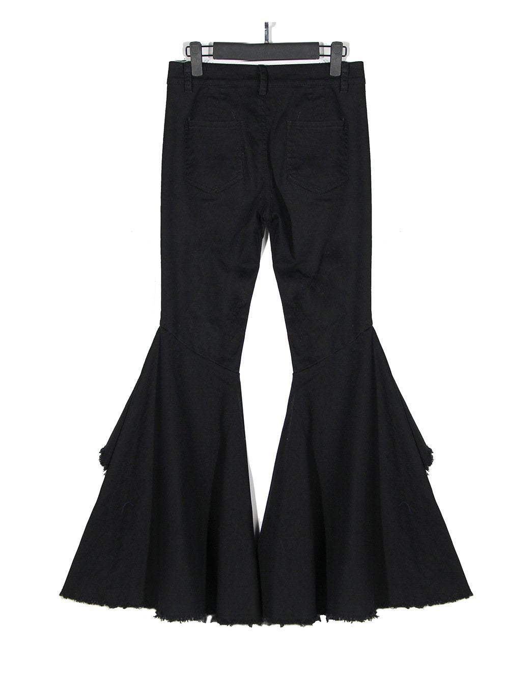 Marigold Shadows pants Usatani High Waisted Pocket Flare Pants - Black