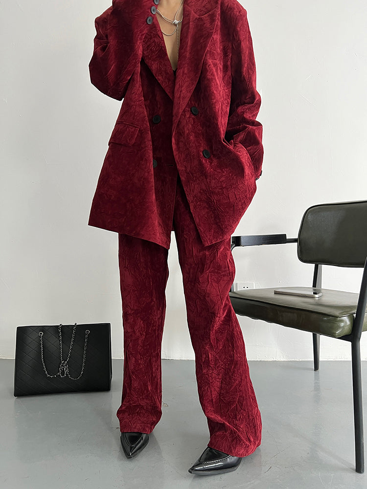 Buy Black Velvet And Cotton Linen Foil & Jacket & Pant Set For Women by  Moledro Online at Aza Fashions.