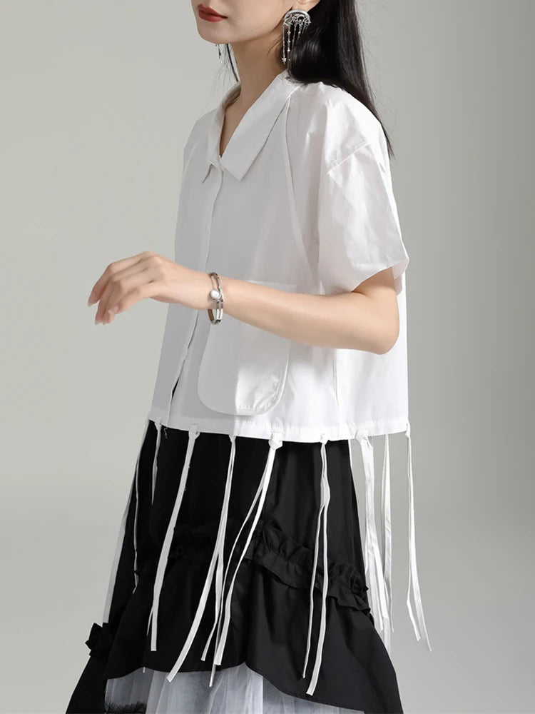 Marigold Shadows Shirts Danta Tassel Shirt