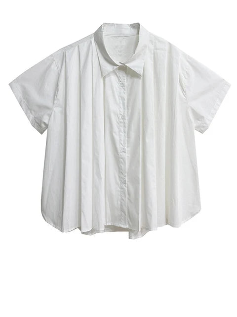 Marigold Shadows Shirts Hammi Pleated Blouse