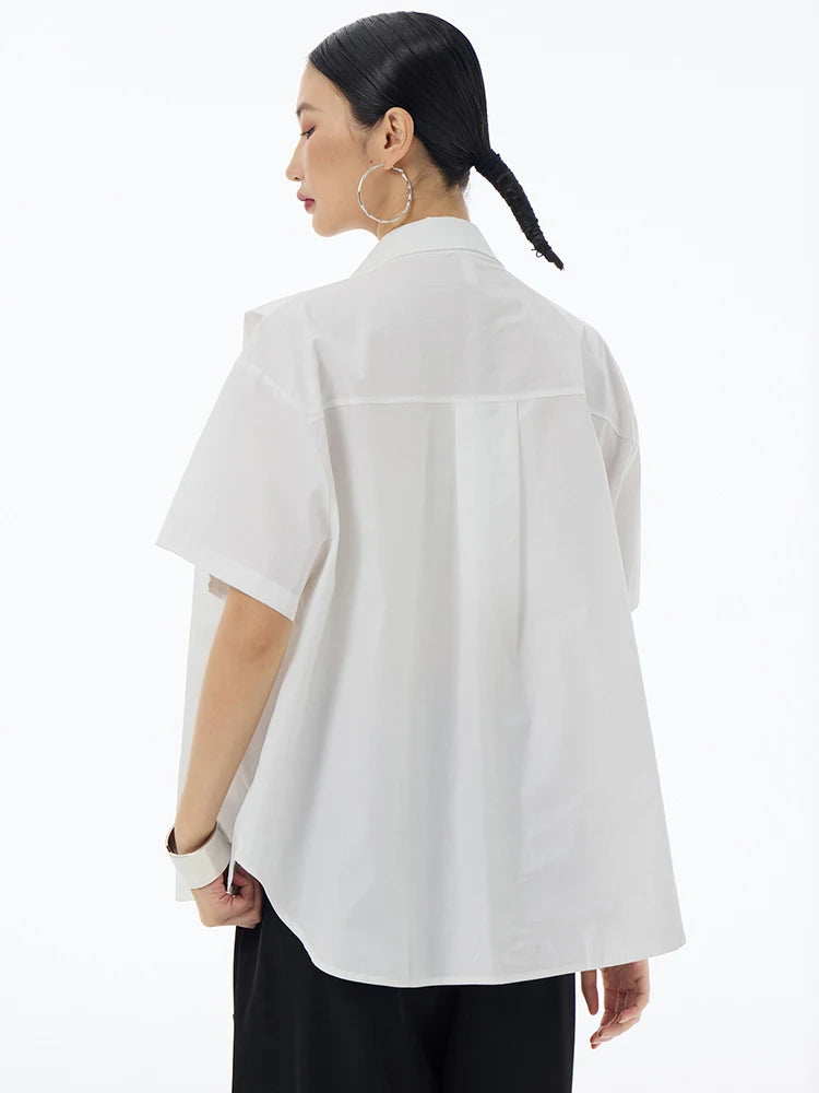 Marigold Shadows Shirts Hammi Pleated Blouse