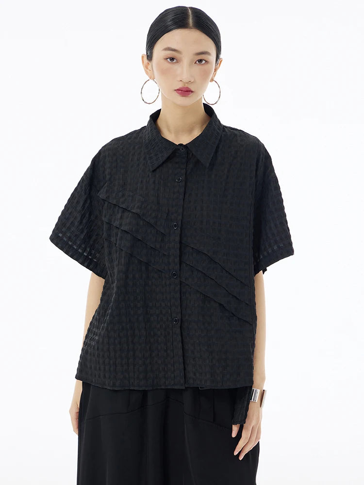 Marigold Shadows Shirts Harla Mesh Shirt