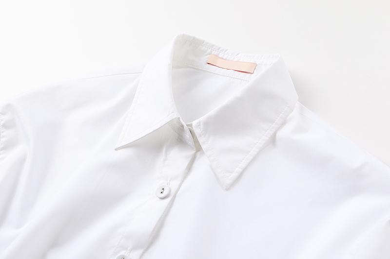 Marigold Shadows shirts Hiroto Bow Long Sleeve Loose Shirt