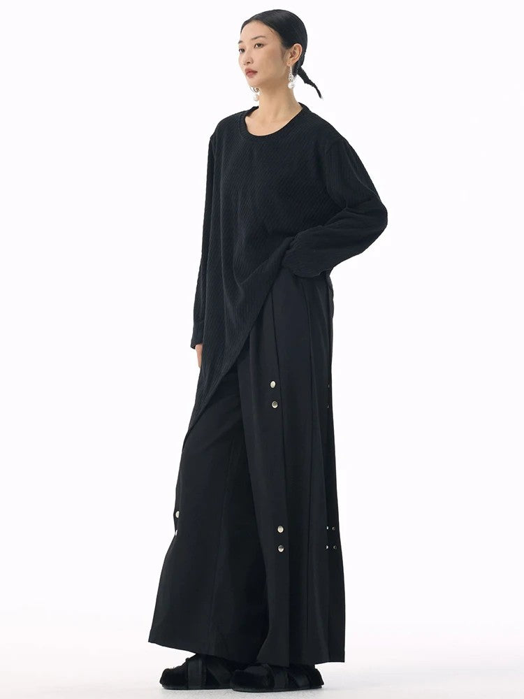 Marigold Shadows Shirts *** Kuda Asymmetrical Long Sleeve