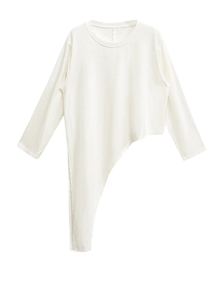 Marigold Shadows Shirts *** Kuda Asymmetrical Long Sleeve