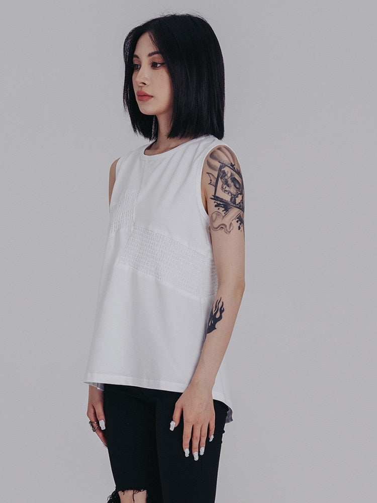 Marigold Shadows Shirts & Tops Curio Stretch Tank