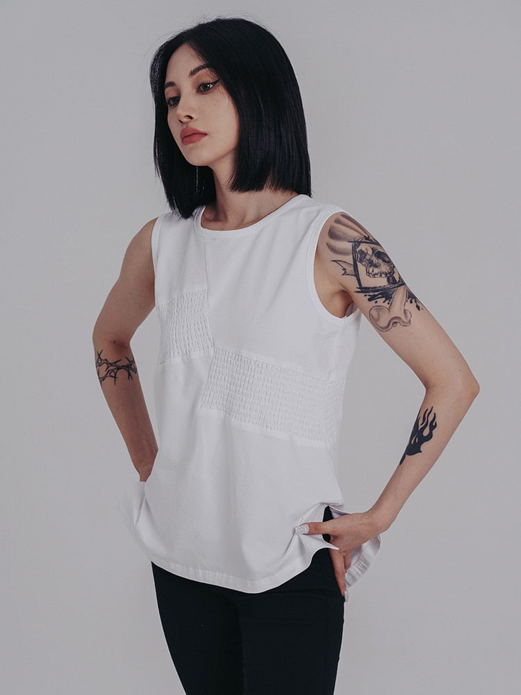 Marigold Shadows Shirts & Tops Curio Stretch Tank