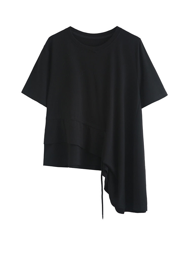 Marigold Shadows Shirts & Tops Sween Drawstring Shirt - Black