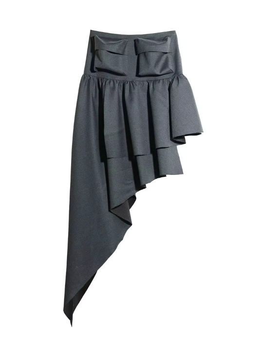 Marigold Shadows Skirt Reesthu Asymmetrical Skirt