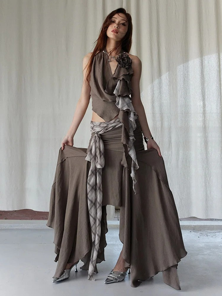 Marigold Shadows Skirts *** Burnn Layered Skirt