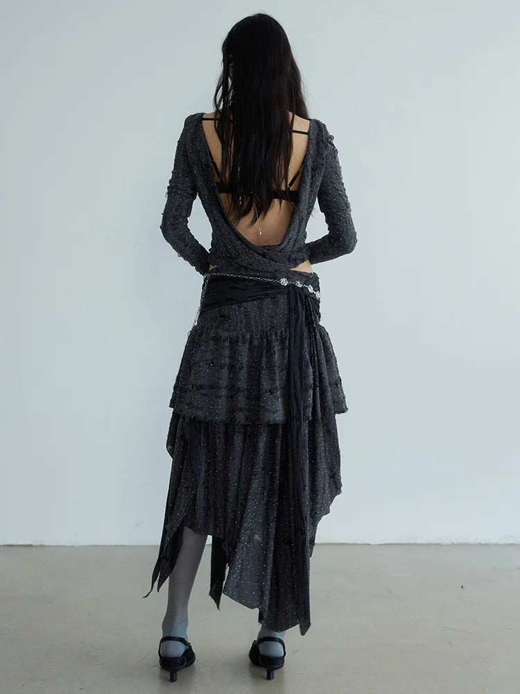 Marigold Shadows Skirts *** Drascadi Two Piece Set