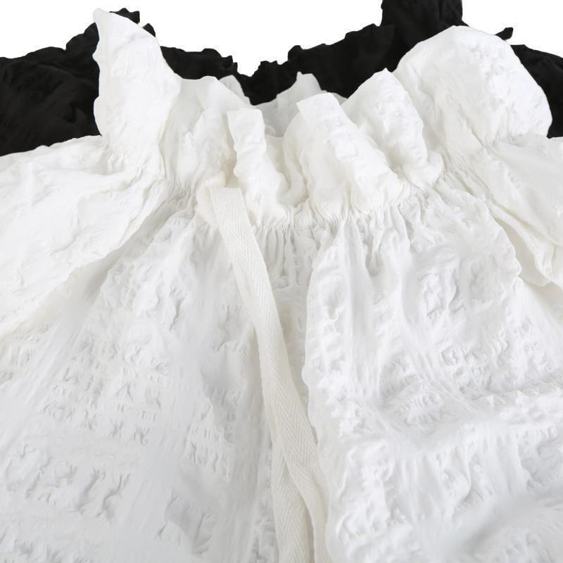 Marigold Shadows Skirts Sumiko Ruffle Tulip Skirt - White