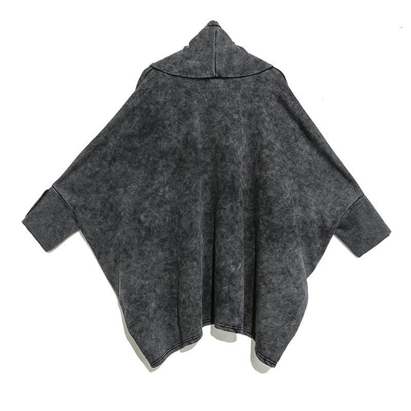 Marigold Shadows sweaters Kyary Loose Batwing Sleeve Turtleneck Sweatshirt