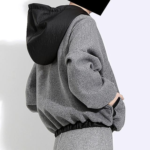 Marigold Shadows sweaters Uri Pullover Coze Hoodie - Grey