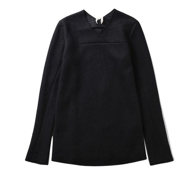 Marigold Shadows sweaters Yasuo V-collar Long Sleeve Sweatshirt