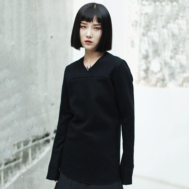 Marigold Shadows sweaters Yasuo V-collar Long Sleeve Sweatshirt
