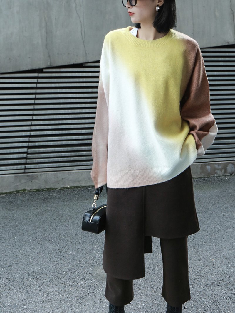 Marigold Shadows sweaters Yukina O-Neck Knit Sweater