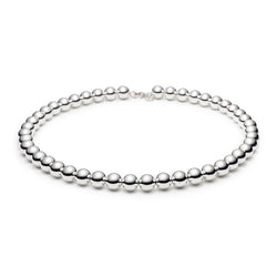 Sterling Forever 10mm Bead Necklace Sterling Silver by Sterling Forever