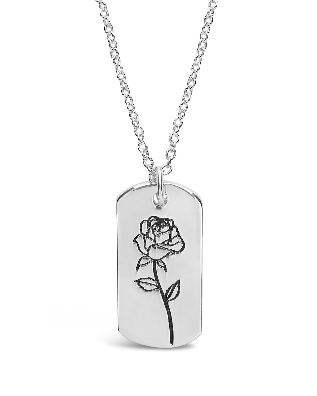 Sterling Forever Birth Flower Pendant by Sterling Forever