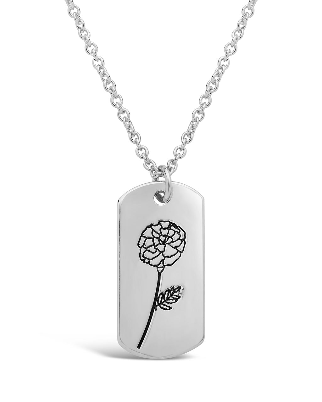 Sterling Forever Birth Flower Pendant by Sterling Forever