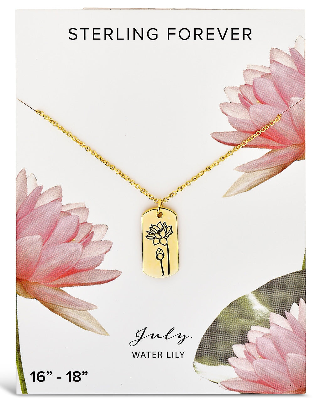 Sterling Forever Birth Flower Pendant by Sterling Forever