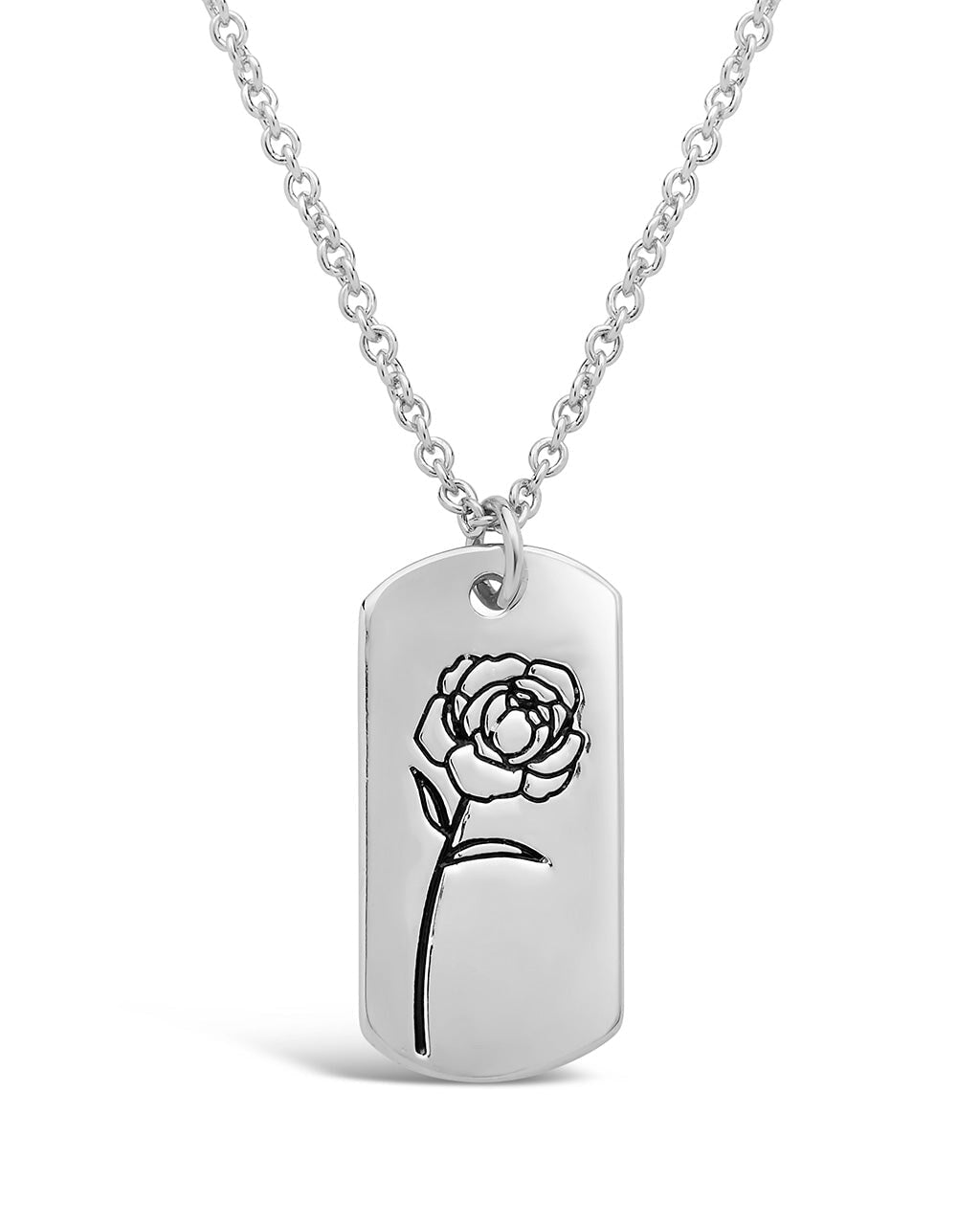 Sterling Forever Birth Flower Pendant by Sterling Forever