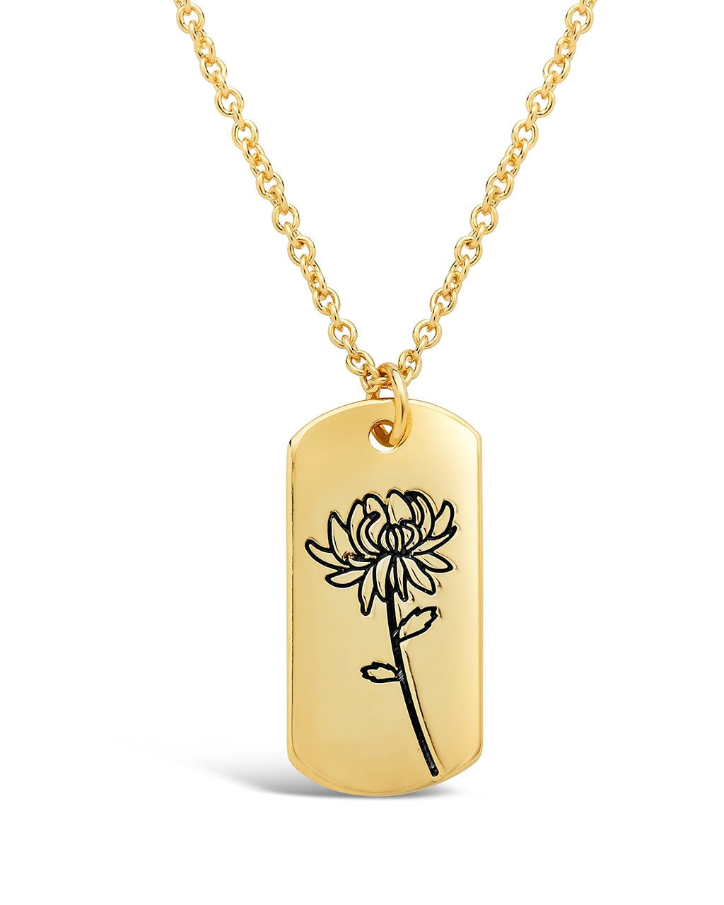 Sterling Forever Birth Flower Pendant by Sterling Forever