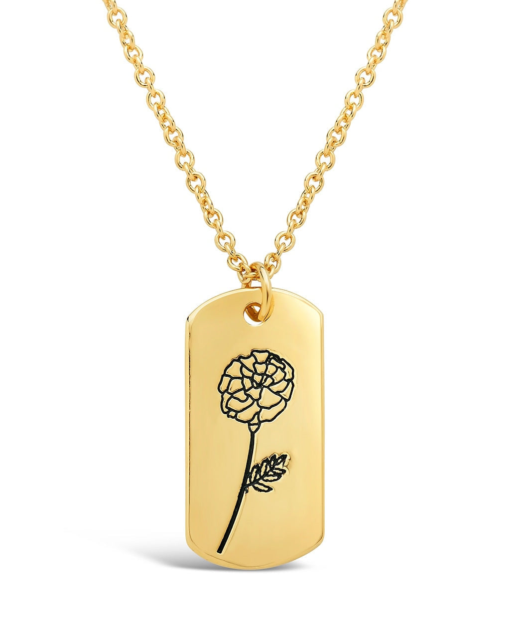 Sterling Forever Birth Flower Pendant by Sterling Forever