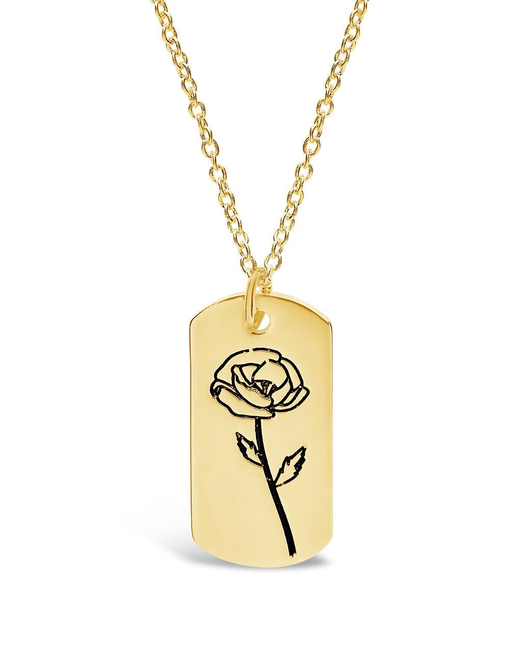 Sterling Forever Birth Flower Pendant by Sterling Forever