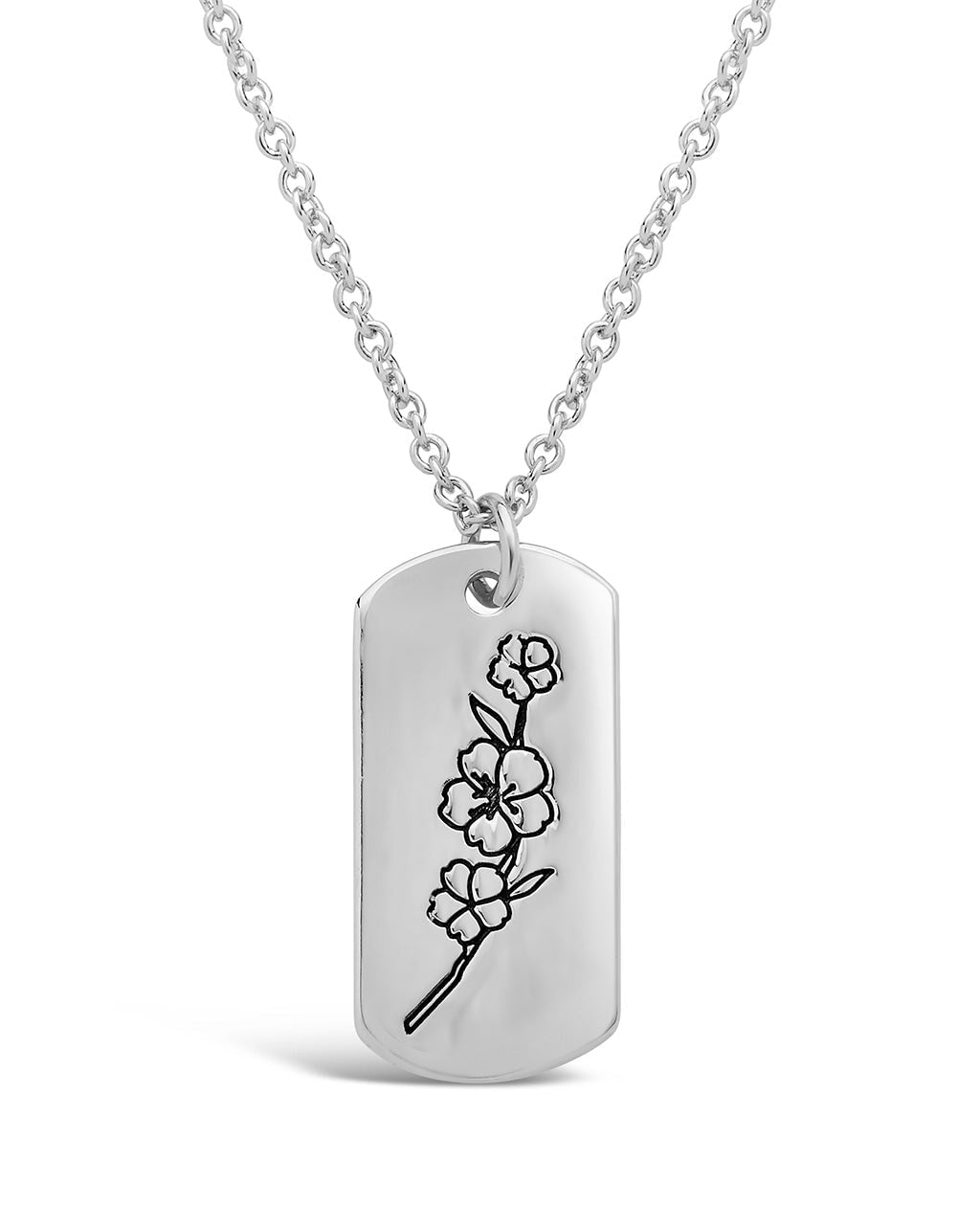 Sterling Forever Birth Flower Pendant by Sterling Forever