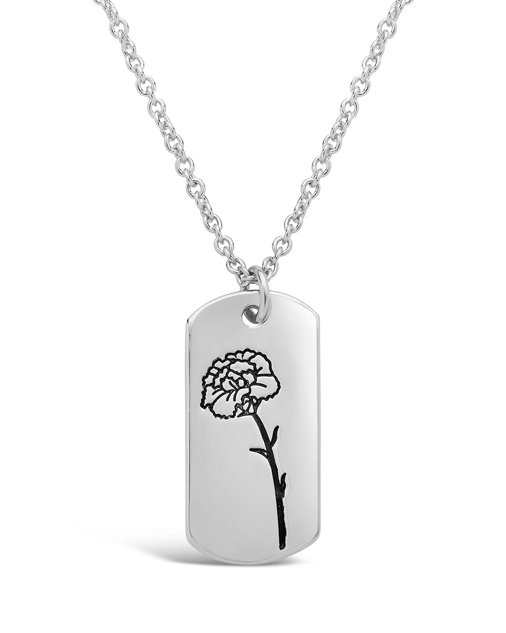 Sterling Forever Birth Flower Pendant by Sterling Forever