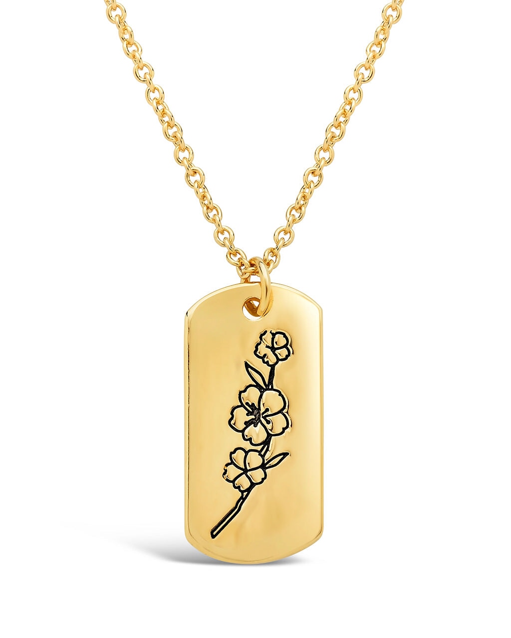 Sterling Forever Birth Flower Pendant by Sterling Forever