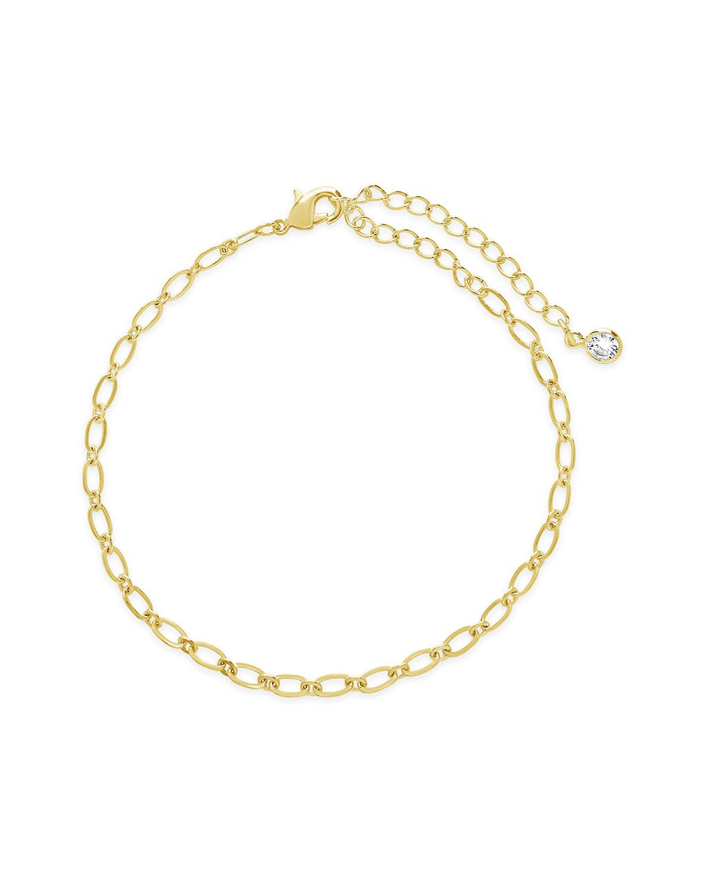 Sterling Forever Delicate Link Bracelet by Sterling Forever