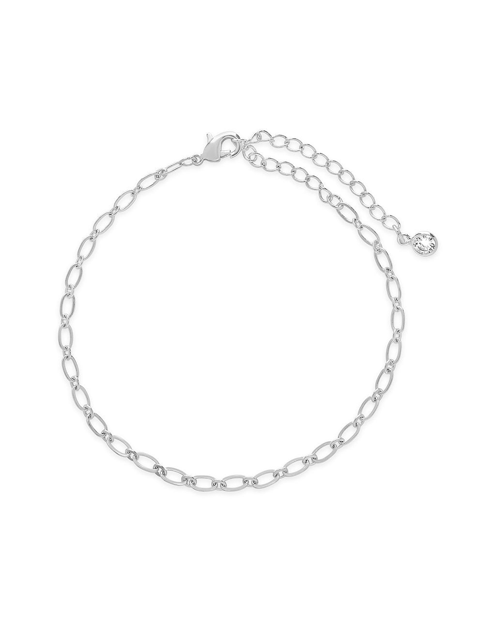 Sterling Forever Delicate Link Bracelet by Sterling Forever