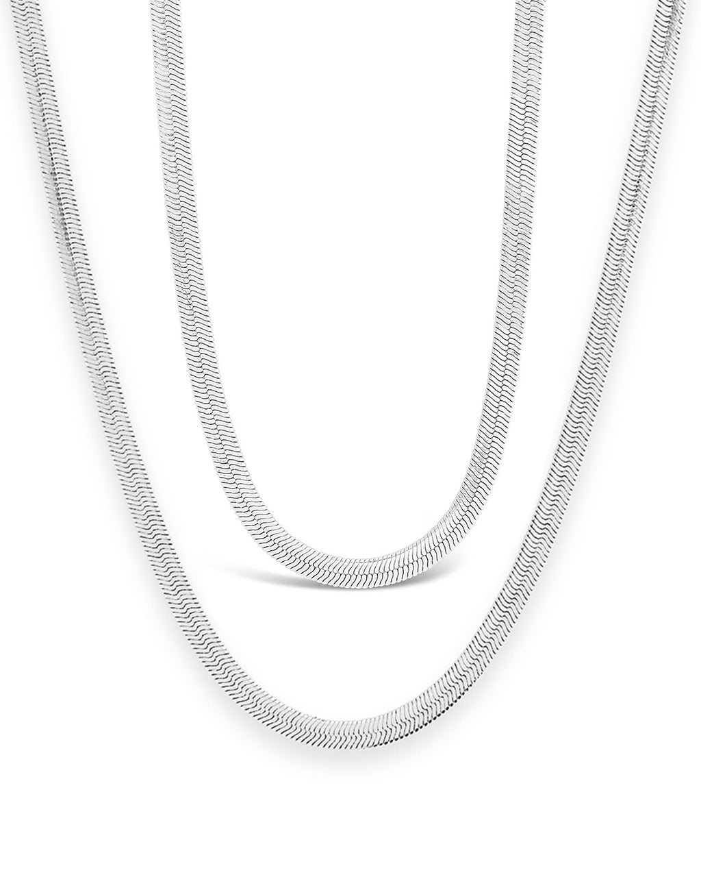 Sterling Forever Herringbone Chain by Sterling Forever