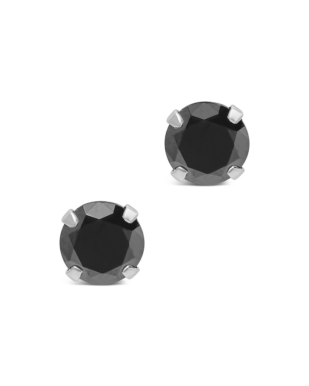 Sterling Forever Sterling Silver 7mm Rainbow CZ Studs by Sterling Forever