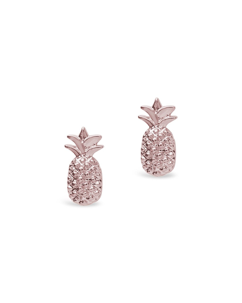 Sterling Forever Sterling Silver Pineapple Stud Earrings by Sterling Forever