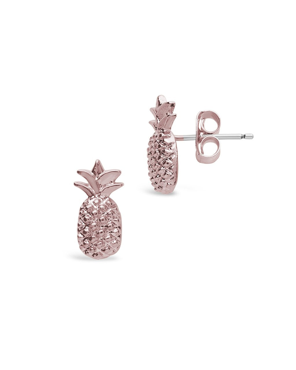 Sterling Forever Sterling Silver Pineapple Stud Earrings by Sterling Forever