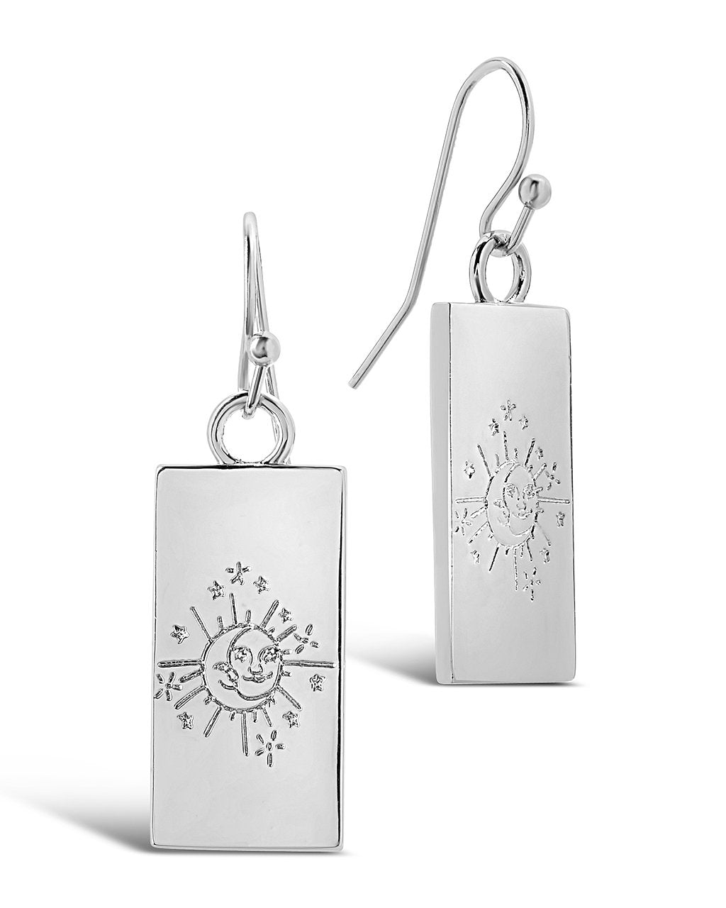 Sterling Forever Tarot Card Dangle Earrings by Sterling Forever