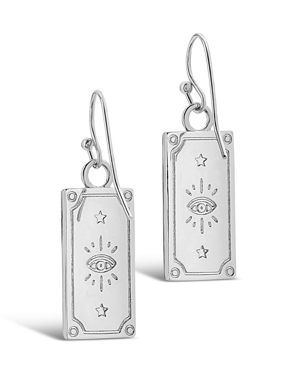 Sterling Forever Tarot Card Dangle Earrings by Sterling Forever