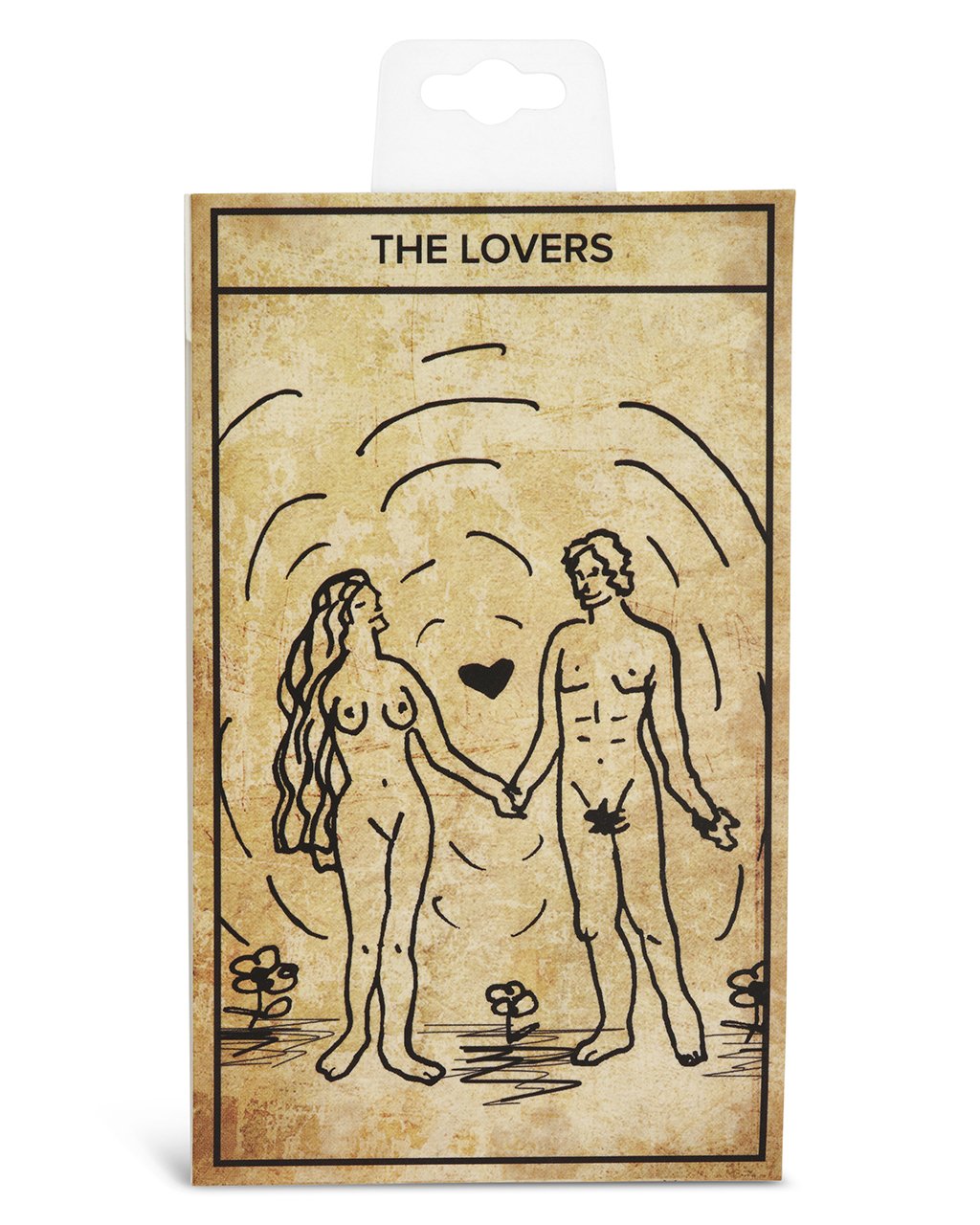 Sterling Forever The Lovers Tarot Card Necklace by Sterling Forever