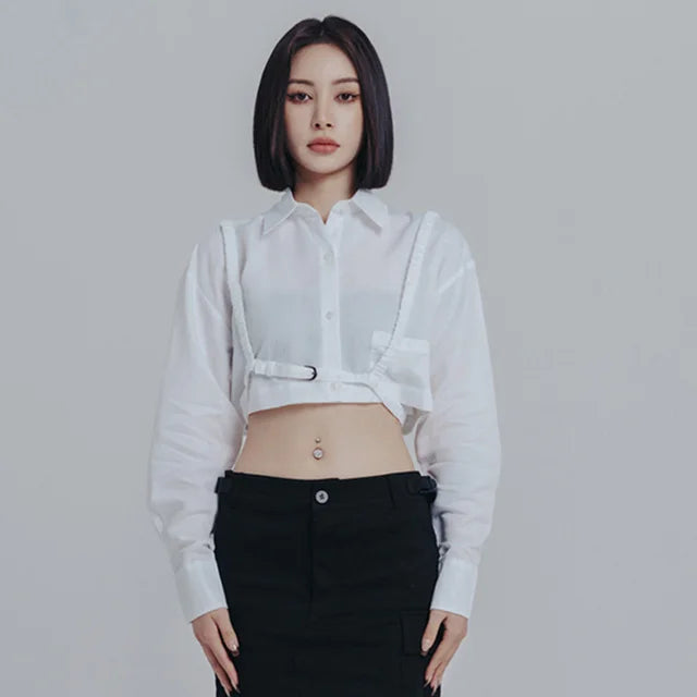 Darley Cropped Harness Blouse