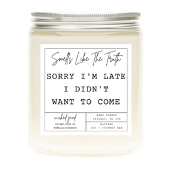 Wicked Good Perfume Sorry I'm Late Candle by Wicked Good Perfume