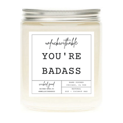 Wicked Good Perfume You're Badass Candle by Wicked Good Perfume